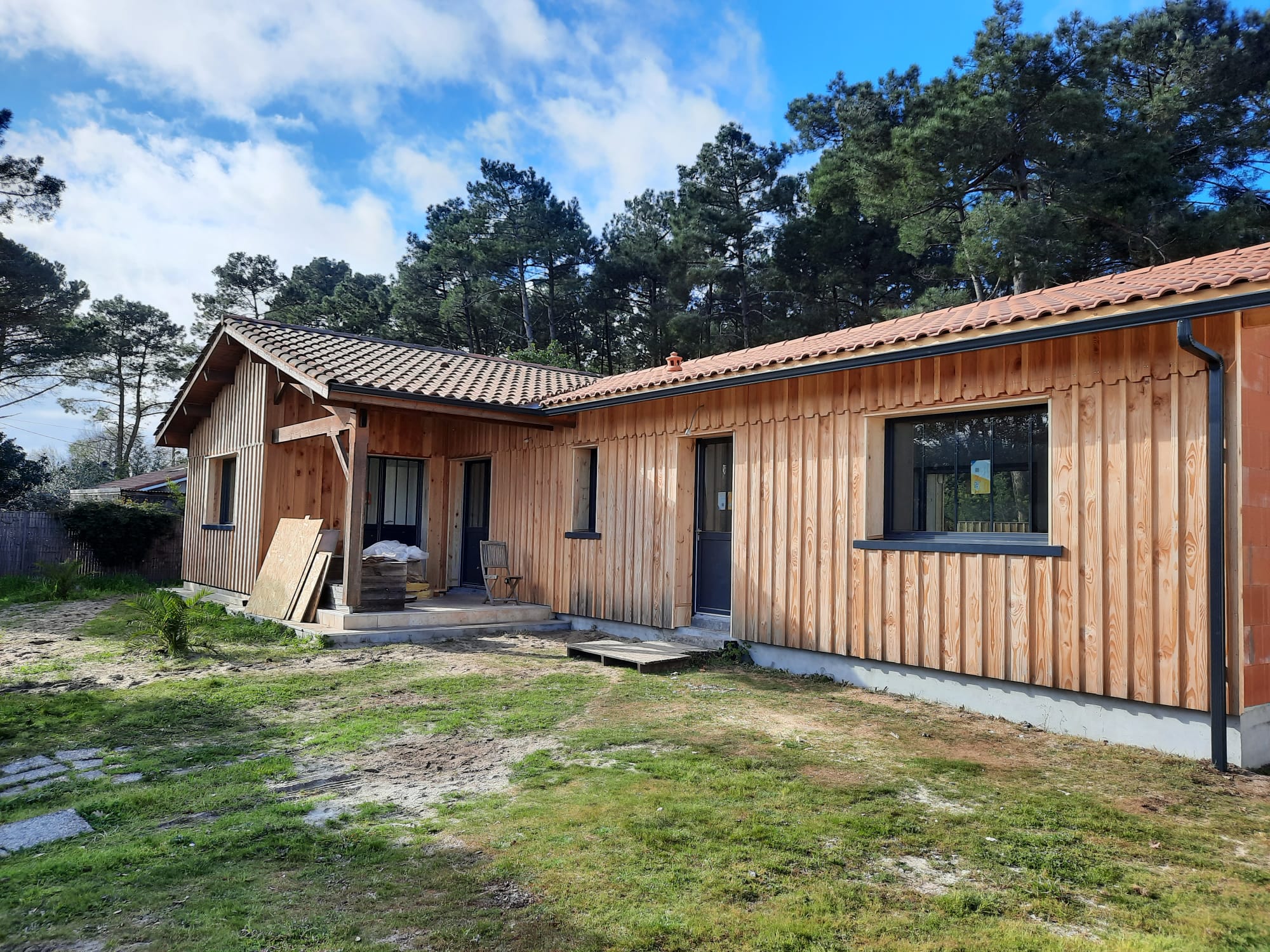 Bardage bois, résidence — Arcachon